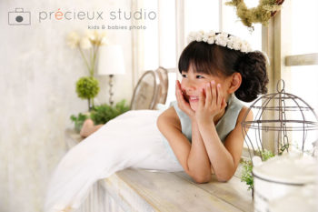 プレシュスタジオ撮影 お誕生日の記念写真