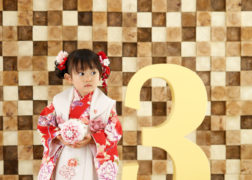 3歳の七五三記念写真