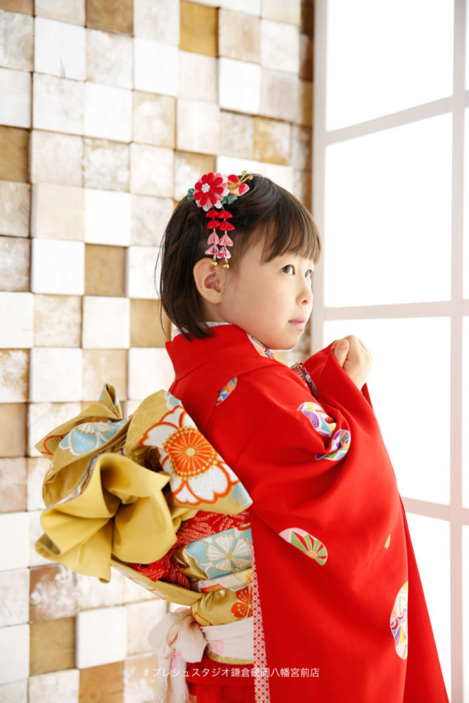 新品 七五三 三歳お祝い着 被布コート ポリエステル 日本製 和装 着物和服/着物