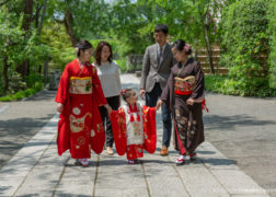 家族で七五三のお参り