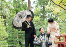 家族で七五三のお参り