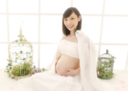 ふんわりした雰囲気のマタニティフォト