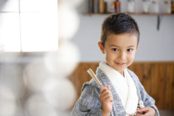 プレシュスタジオ豊洲店 男の子の七五三レンタル着物紹介