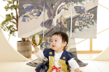 初節句のお祝い記念写真