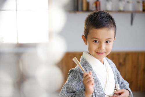 男の子の着物も豊富