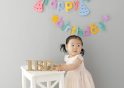 1歳のお誕生日写真撮影 バースデーフォト