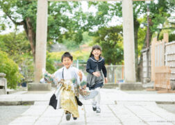 5歳の七五三の神社出張撮影 鎌倉鶴岡八幡宮