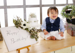 1歳のお誕生日記念写真撮影