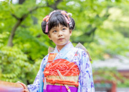 鎌倉に七五三出張撮影 7歳の女の子