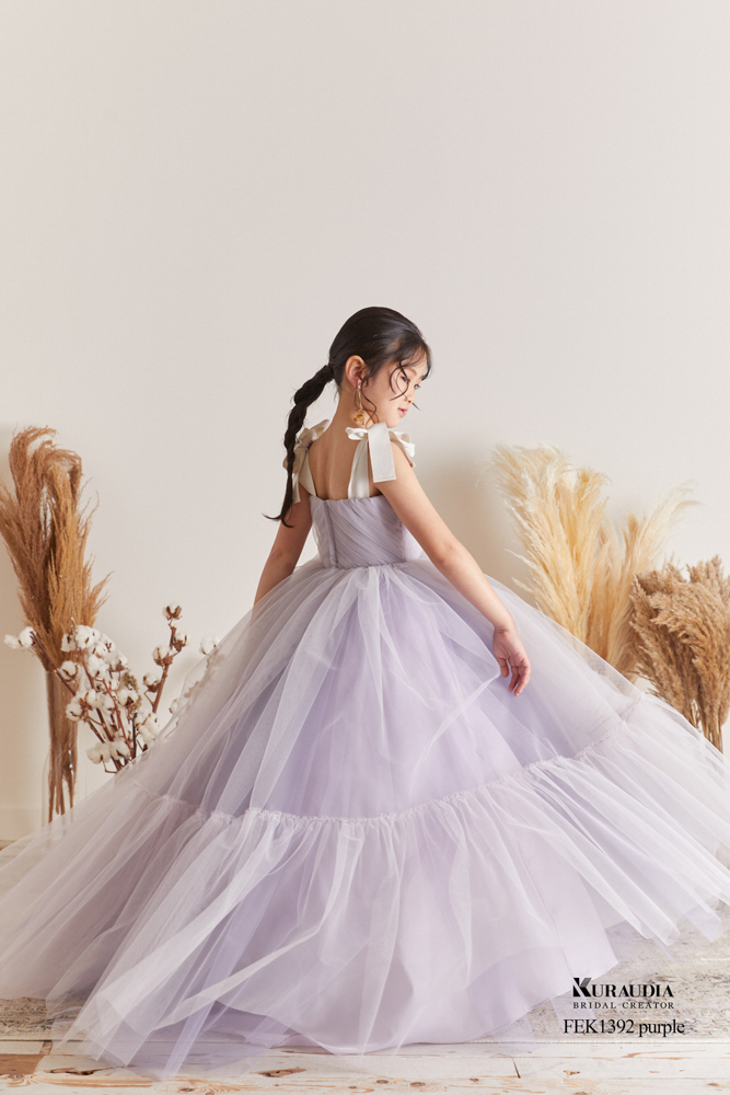 プレシュスタジオ レンタルドレス 紫のプリンセスドレス クラウディア