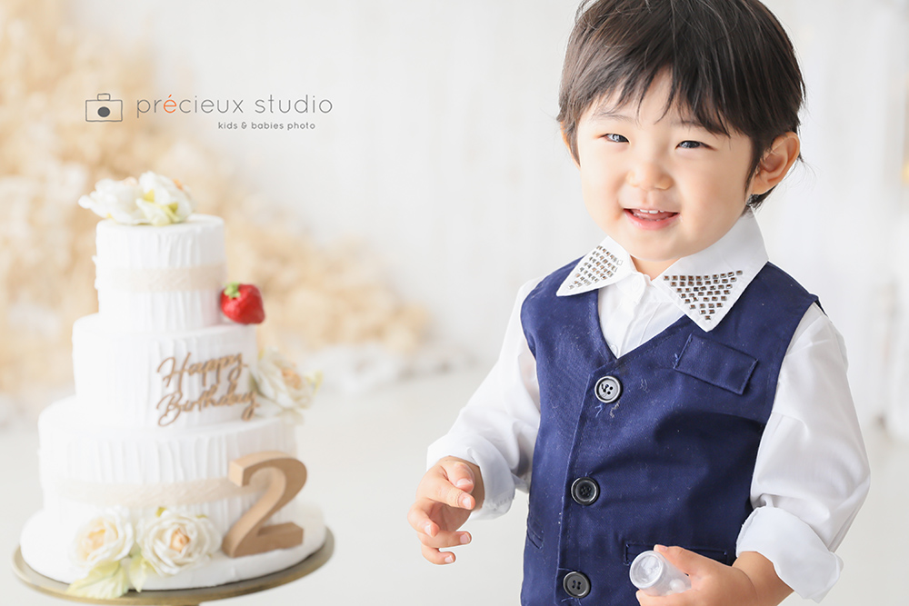 2歳のお誕生日記念写真撮影 セカンドバースデーフォト