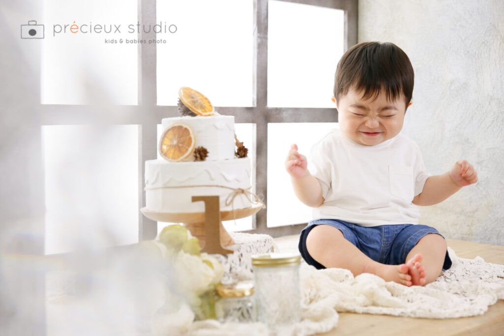 1歳のお誕生日記念写真撮影