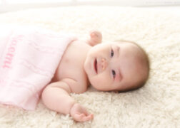赤ちゃんのハーフバースデー写真撮影