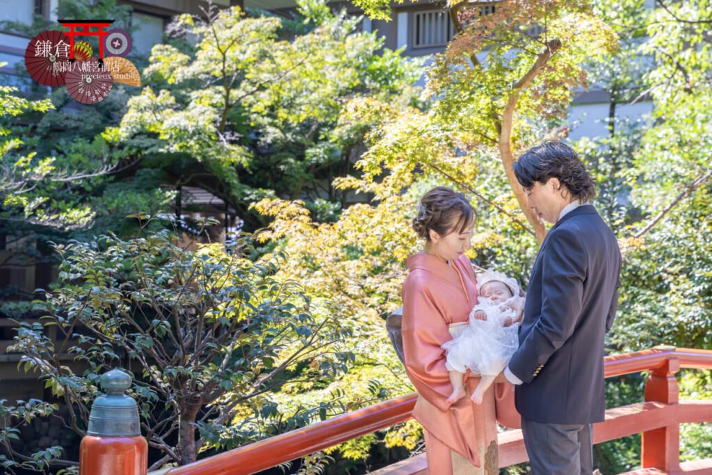 鎌倉鶴岡八幡宮にお宮参り 出張写真撮影