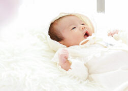 赤ちゃんのベビーフォト・洋装お宮参り写真