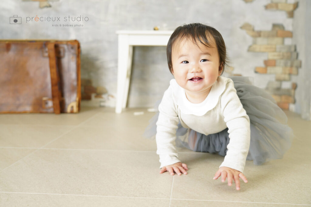 1歳のお誕生日記念写真