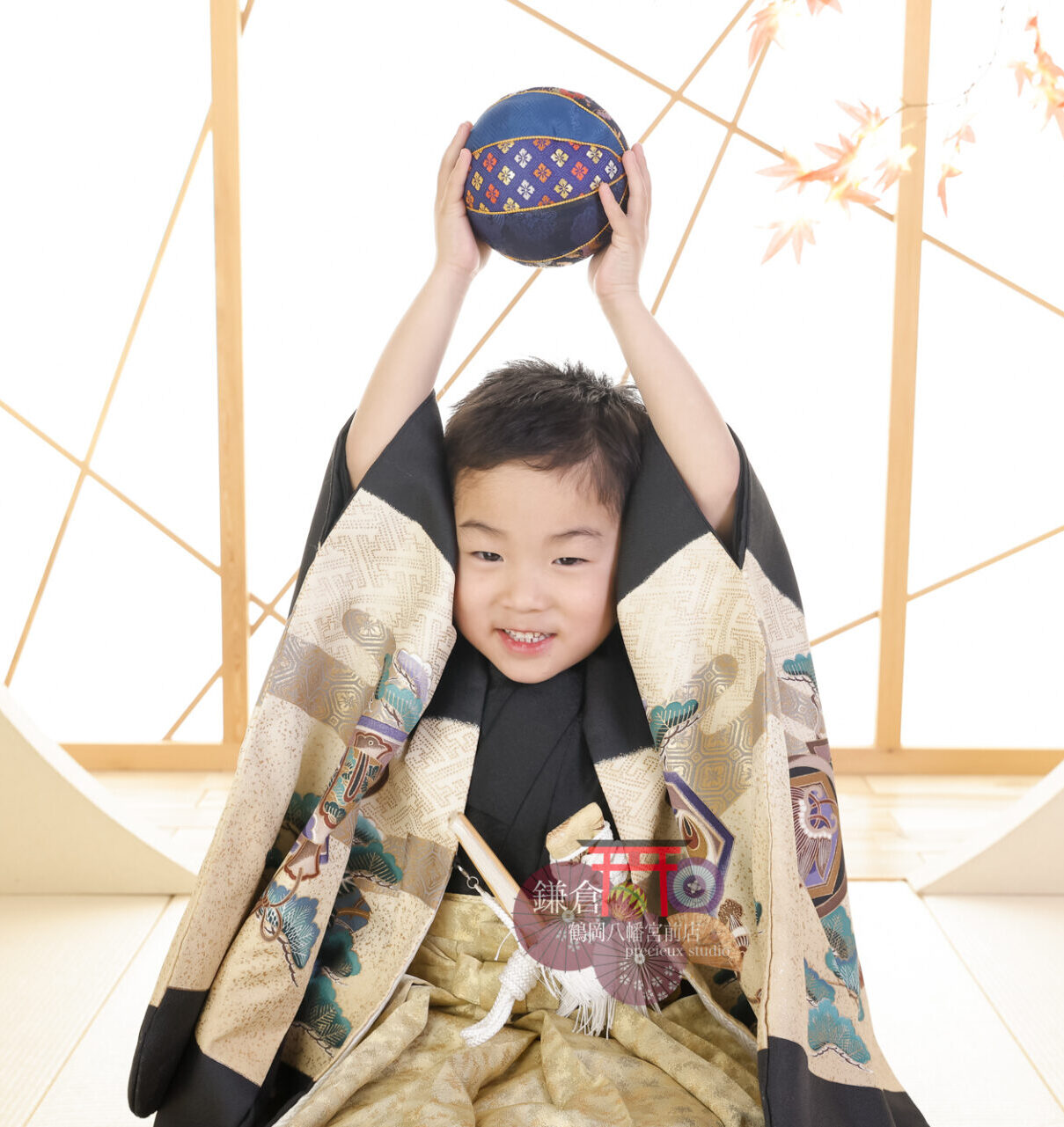 羽織袴一式　七五三　5歳　卒園式　記念写真 羽織袴一式七五三5歳卒園式記念写真