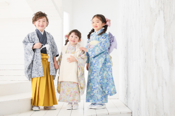 おじいちゃんおばあちゃんへの七五三内祝い・お祝い返しに プレシュスタジオのフォト商品ギフトセット
