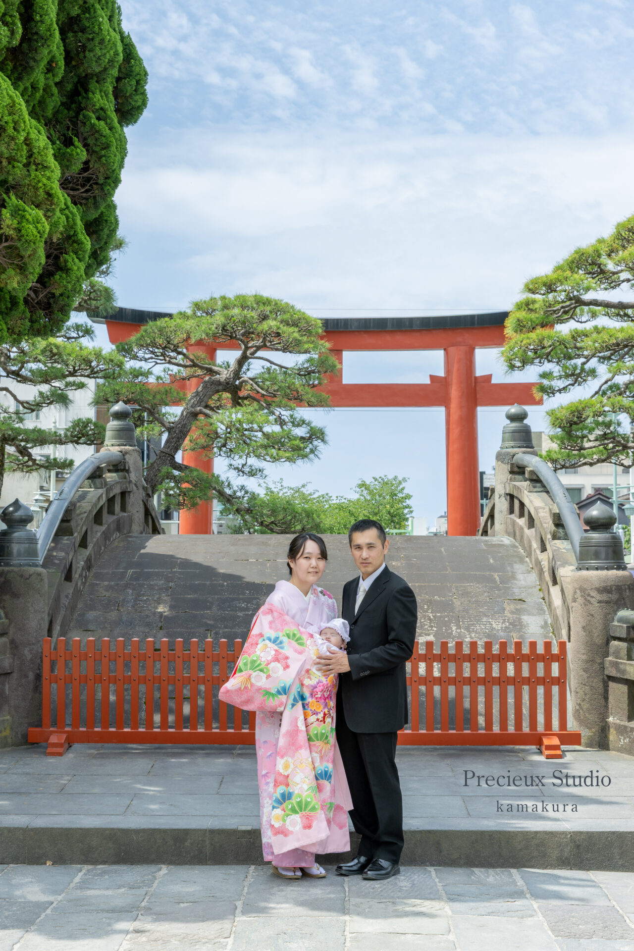 鶴岡八幡宮でお宮参りの出張撮影